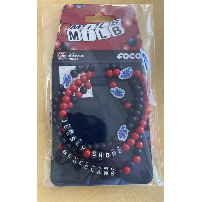 Jersey Shore BlueClaws FOCO 3 pack Friendship Bracelet