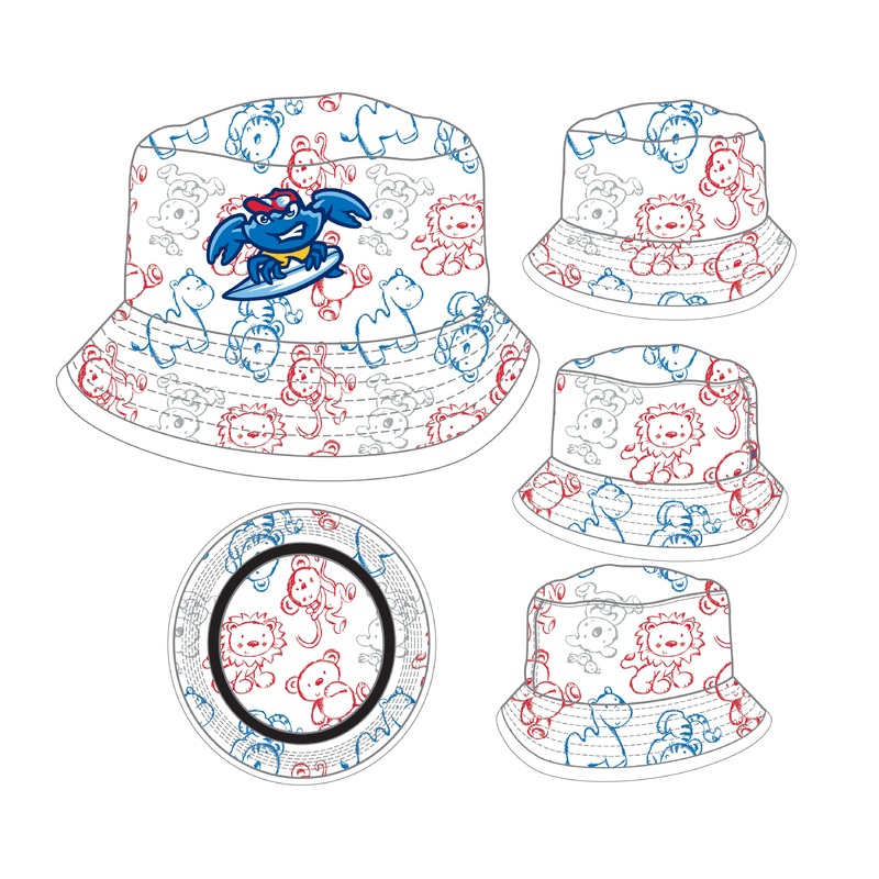 Jersey Shore BlueClaws New Era Kids Bucket Hat