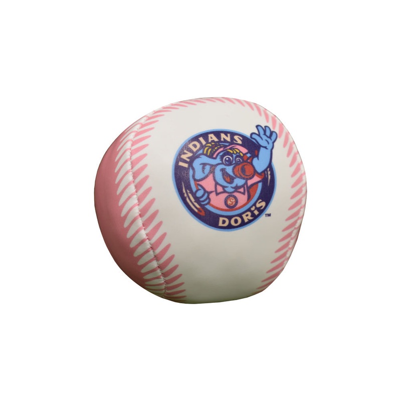 Spokane Indians Soft Doris Ball – White w/Pink
