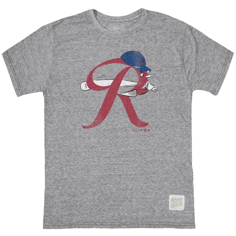 Tacoma Rainiers Retro Brand Gray Swingin’ R Tee