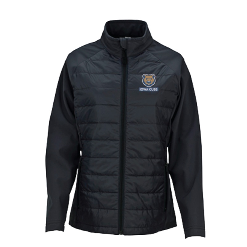 Women’s Vantage Iowa Cubs Hybrid Jacket, Black