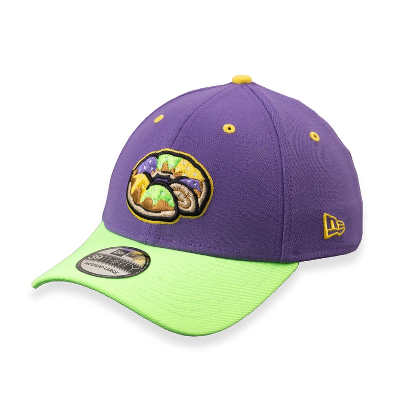 Biloxi King Cakes Primary Logo 39THIRTY Stretch Fit