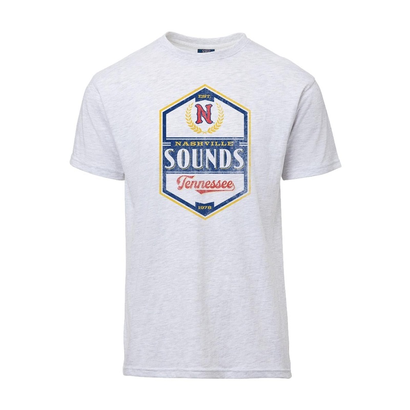 Nashville Sounds MV Sport Marble Heather Everest Sustainable Tee