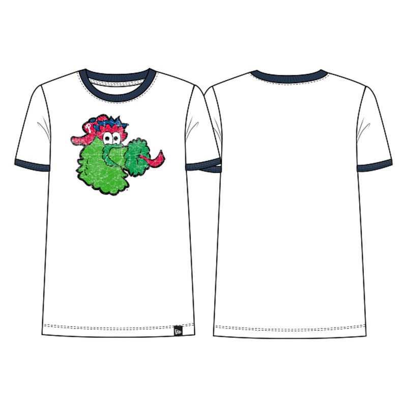 New Era Women’s Philadelphia Phillies Phillie Phanatic Ringer T-Shirt