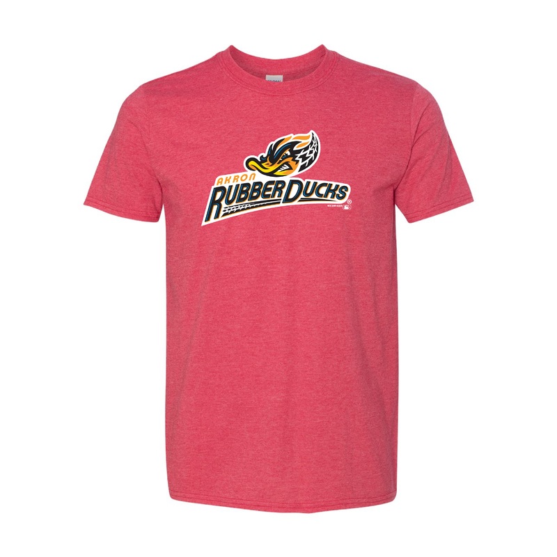 Primary Logo Heather Red Tee