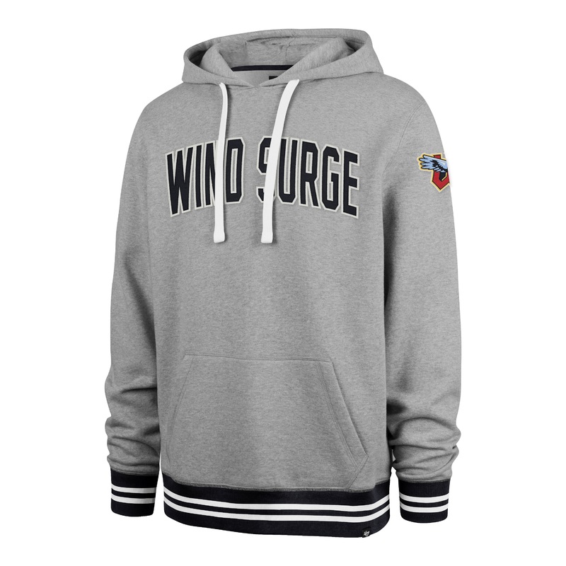 Wichita Wind Surge ’47 Grey Adult Eastport Hoodie