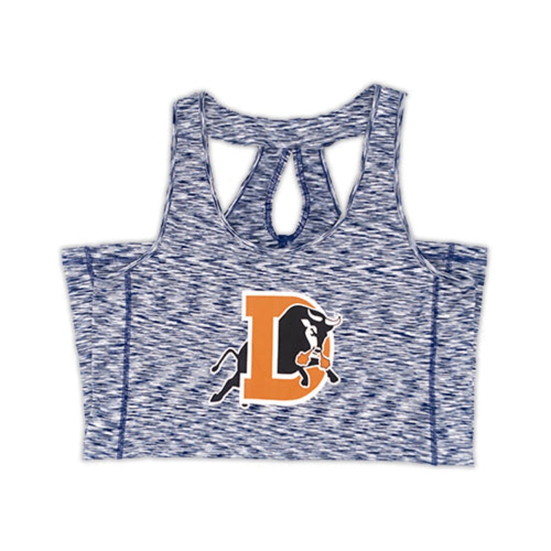 Durham Bulls New Era Women’s Heathered Royal Tank