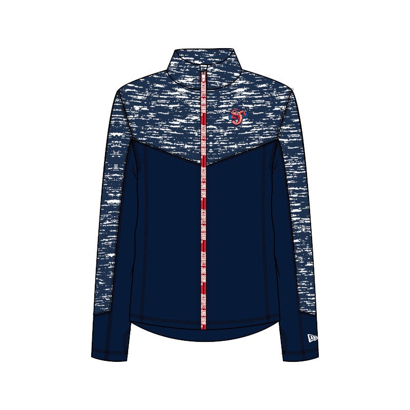Jacksonville Jumbo Shrimp New Era Ladies Full Zip Track Jacket