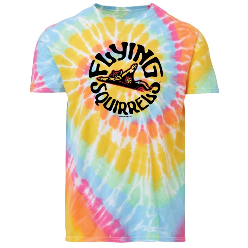 Richmond Flying Squirrels Youth Tie-Dye Tee