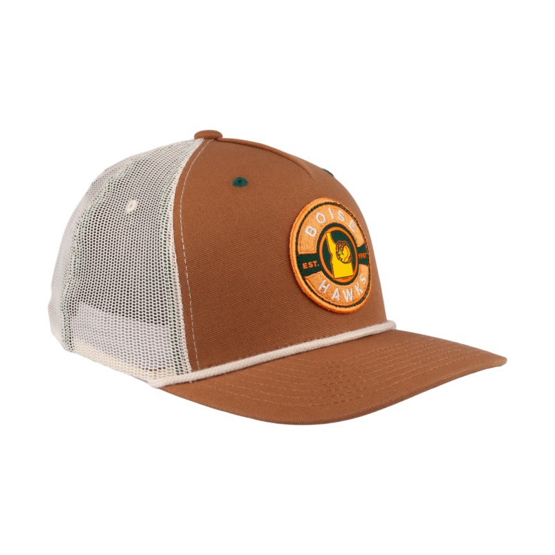 BOISE HAWKS CRUX CANVAS TRUCKER HAT