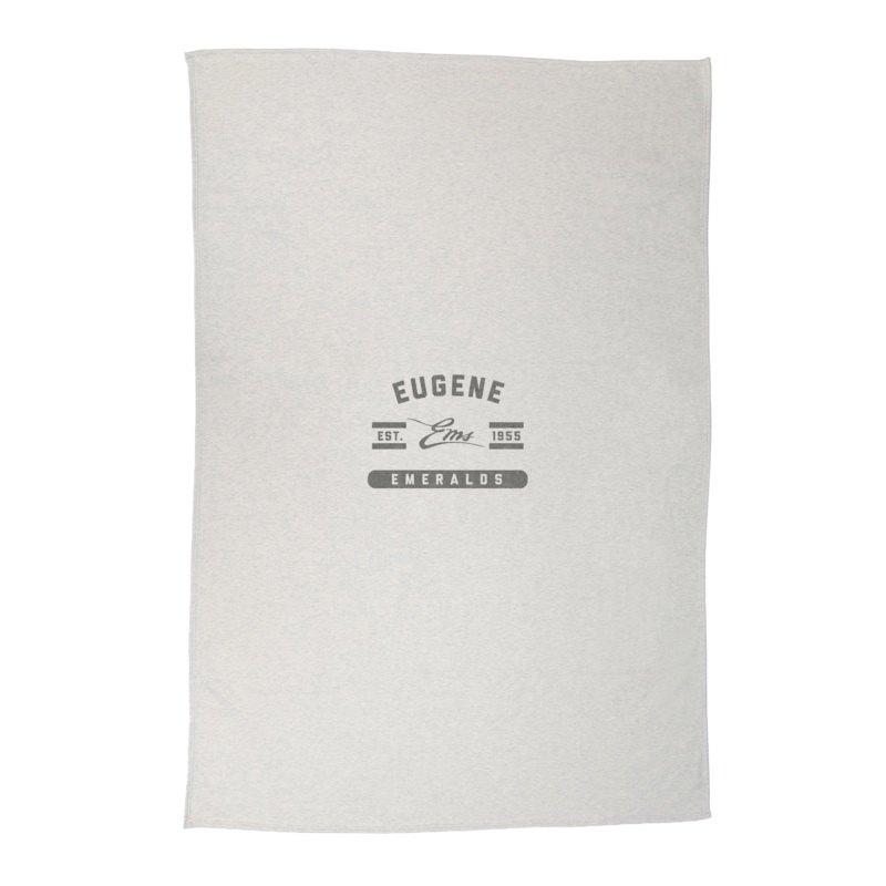 Eugene Emeralds Logo Brands Oatmeal Sweatshirt Blanket
