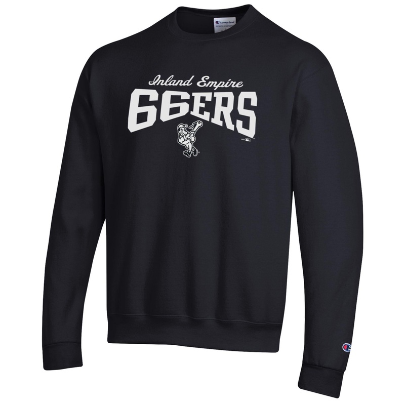 Inland Empire 66ers Black Powerblend Crew Sweater