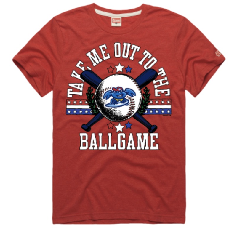 Jersey Shore BlueClaws Homage Take me out to the Ballgame T-Shirt