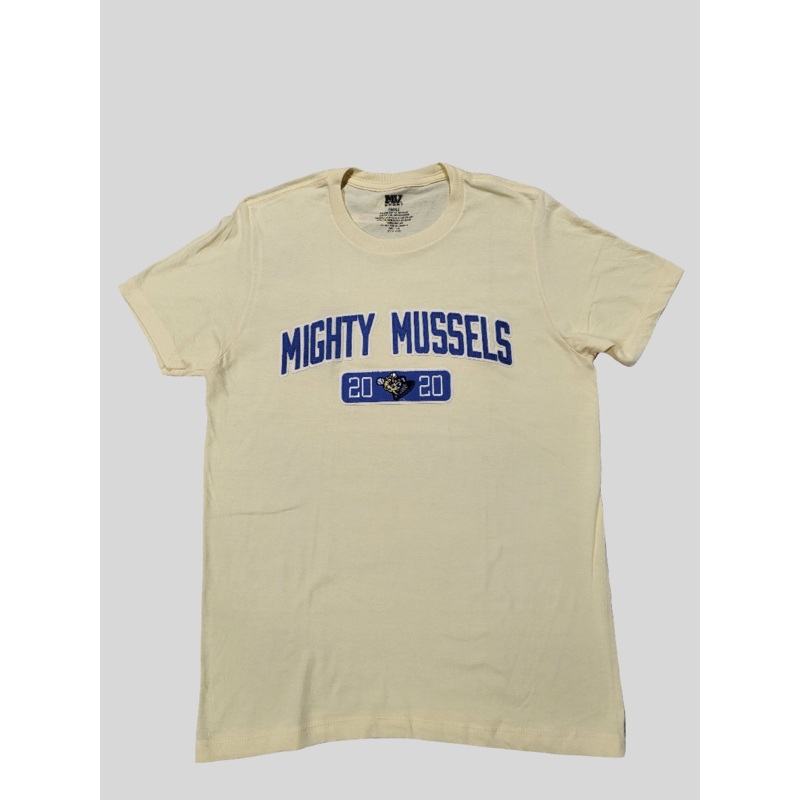 Mighty Mussels Sunray Yellow Applique Tee