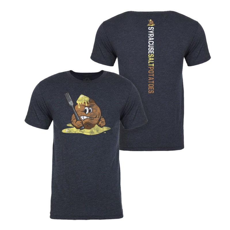 Syracuse Mets 108 Stitches Salt Potatoes Razorback Tee