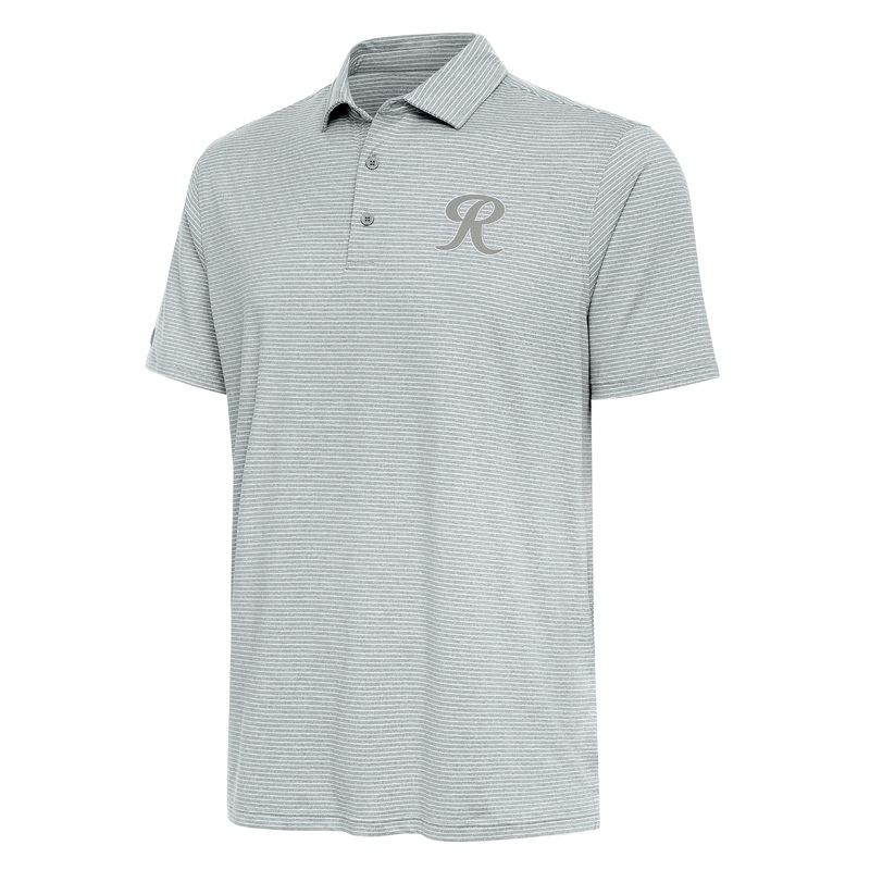 Tacoma Rainiers Antigua Gray Heather Scheme Polo