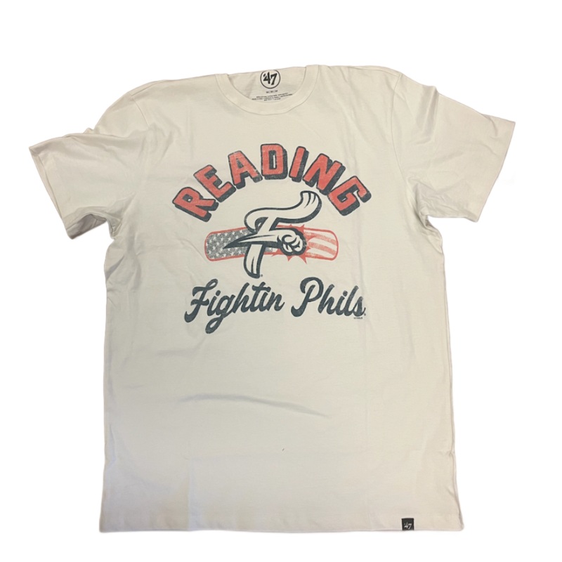 ’47 Brand Reading Fightin Phils Sandstone Glory Daze Franklin Tee Men