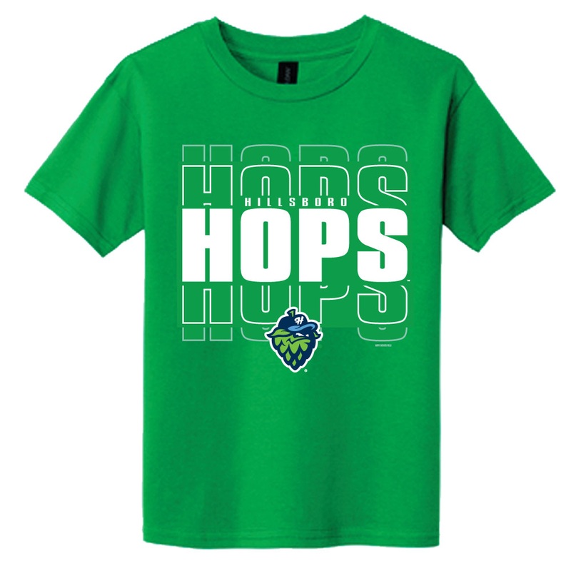 Bimm Ridder Youth Copied Tee, Hillsboro Hops