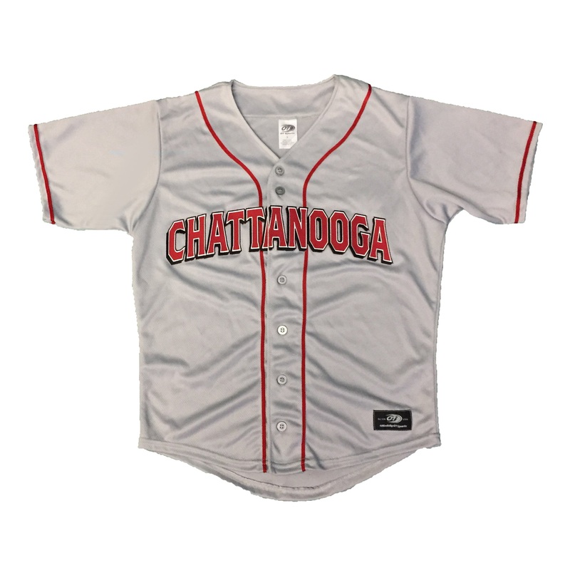Chattanooga Lookouts Youth Road Sublimated Replica Jersey