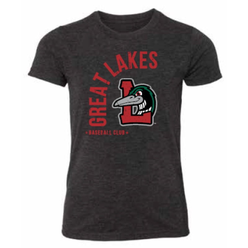 Great Lakes Loons 108 Stitches Wrapped Tee – Youth