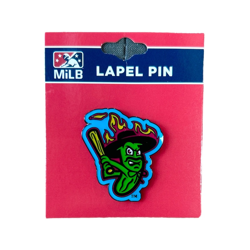 Los Pepinillos Picantes del Norte Pickle Lapel Pin