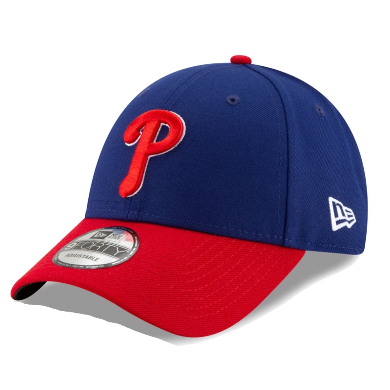 New Era 9Forty Philadelphia Phillies ‘The League’ Sunday Alternate Blue and Red Adjustable Hat