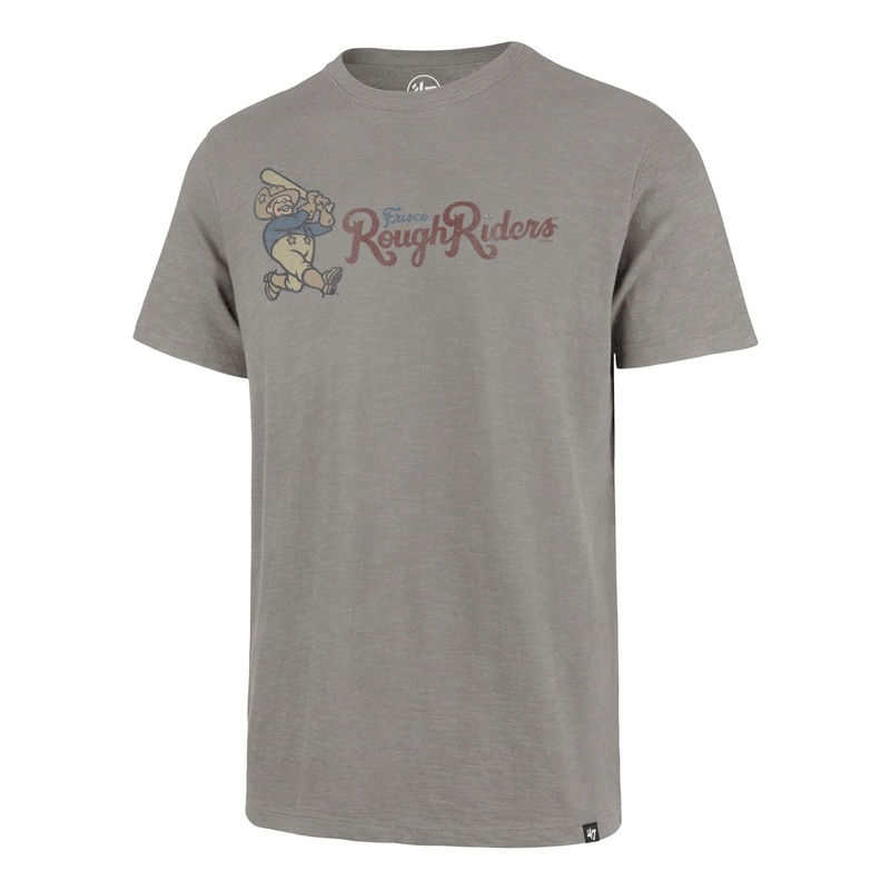 ’47 Brand Wolf Grey Grit RoughRiders Scrum Tee