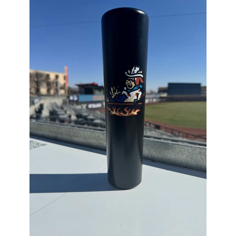 Amarillo Sod Poodles Calf Fries Black Skillet Dugout Mug