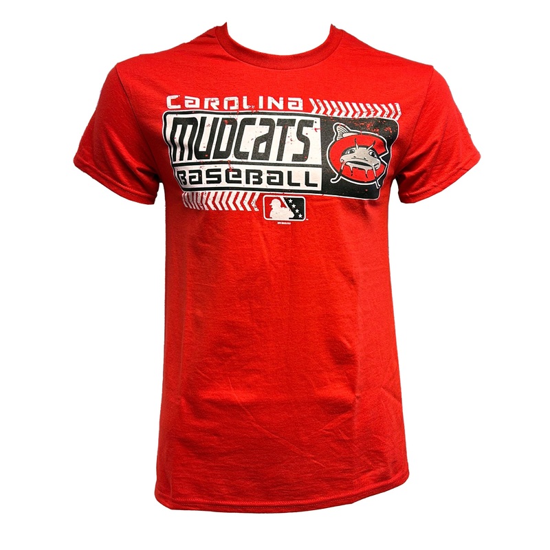 Carolina Mudcats Genesis Red Tee