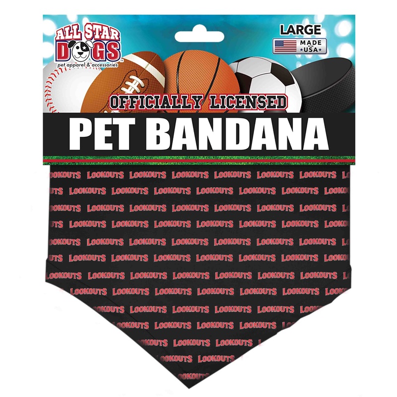 Chattanooga Lookouts All Over Sublimated Pet Bandana