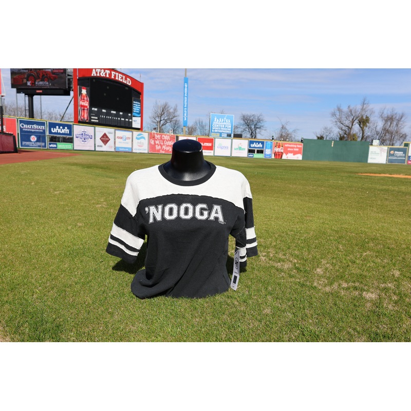 Chattanooga Lookouts Flint Black Premier Wordmark Stevie Crop