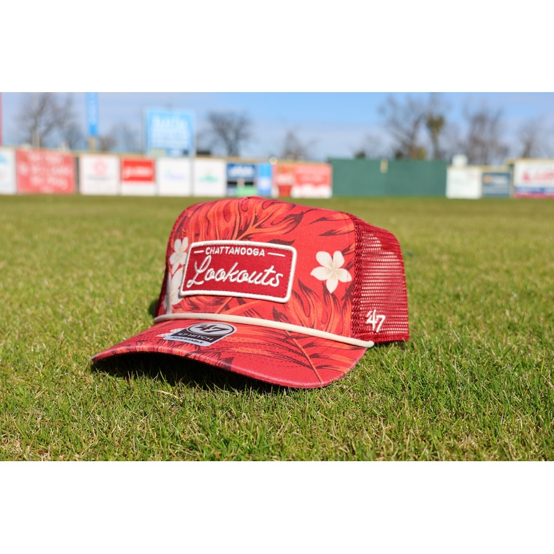 Chattanooga Lookouts Razor Red Tropicalia Patch ’47 Hitch