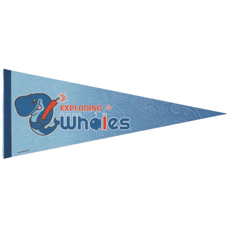 Eugene Emeralds Exploding Whales WinCraft Pennant