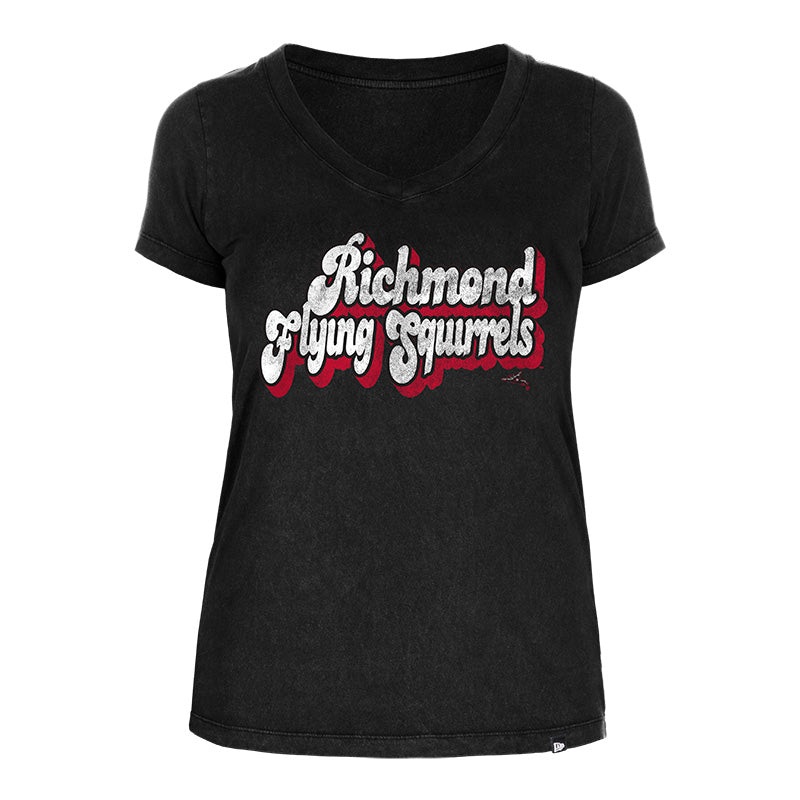 Richmond Flying Squirrels Women’s New Era V-Neck Tee