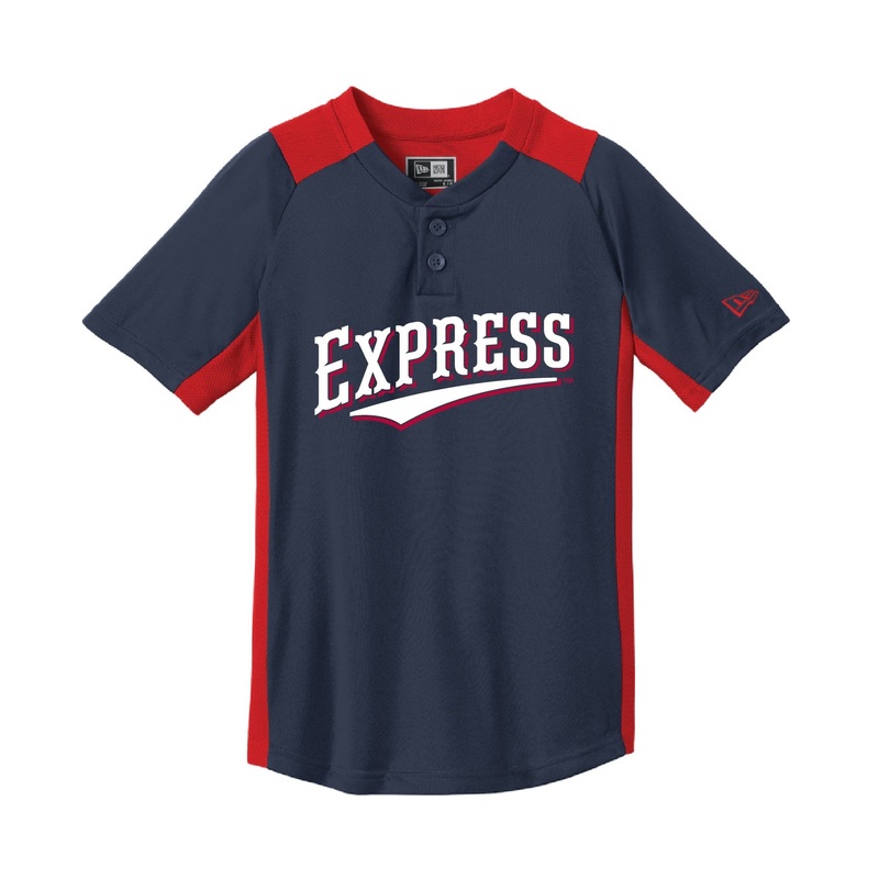 Round Rock Express New Era Youth 2 Button Jersey