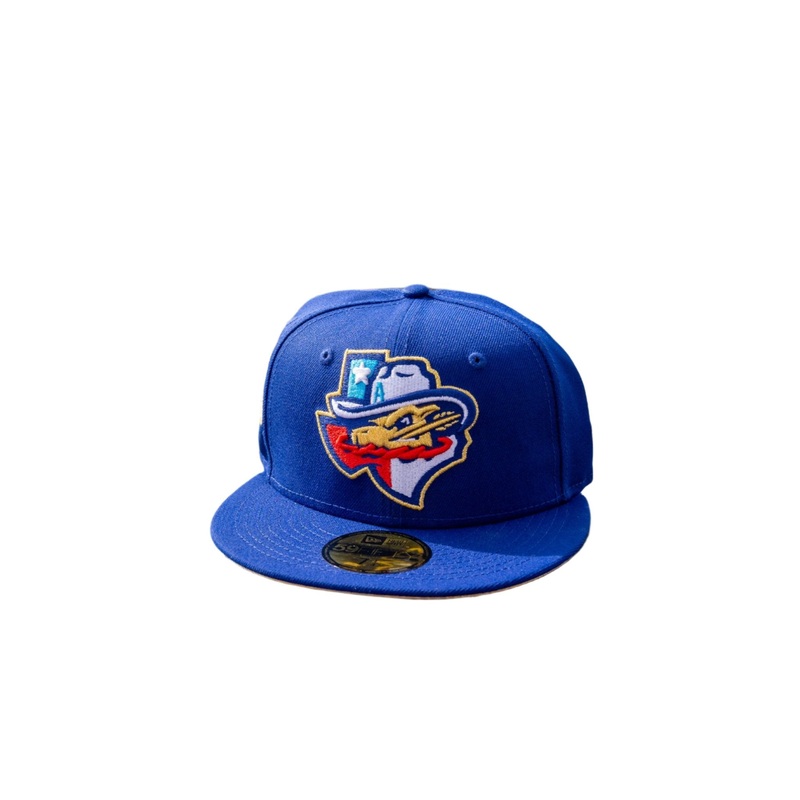Amarillo Sod Poodles 2023 NE 59FIFTY Championship Gold State Hat