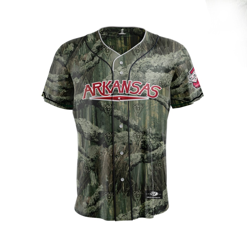 Arkansas Travelers OT Sports Youth Alternate Camo Replica Jersey