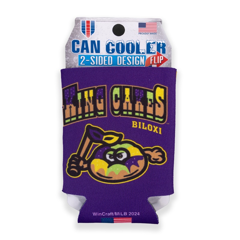 Biloxi King Cakes 12 oz Can Cooler/Koozie