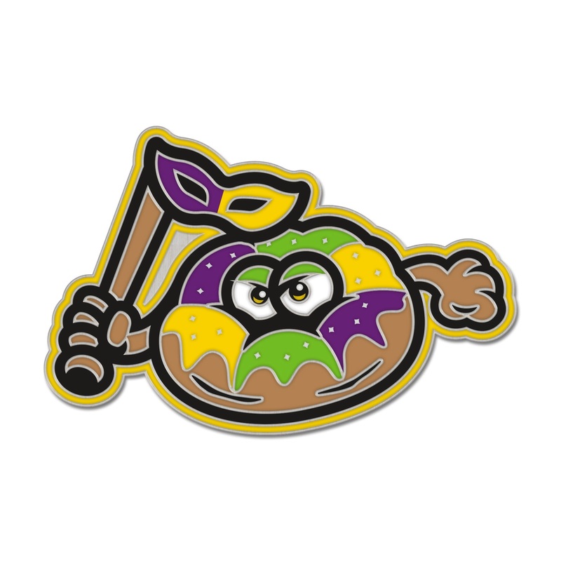 Biloxi King Cakes Alternate Lapel Pin