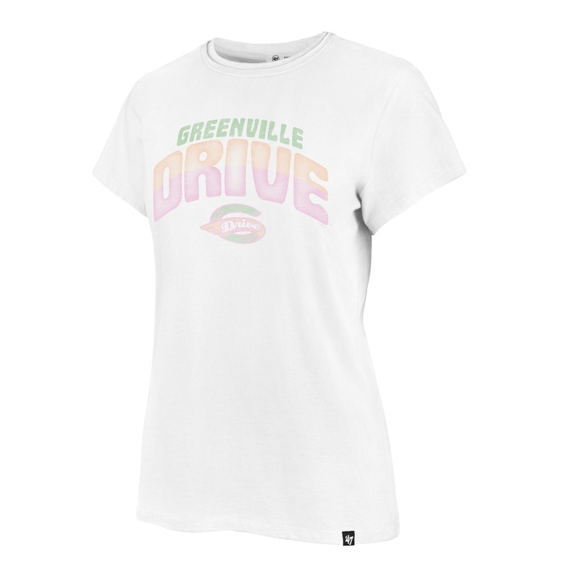 Greenville Drive 47 Brand Women’s White Far Out Frankie Tee