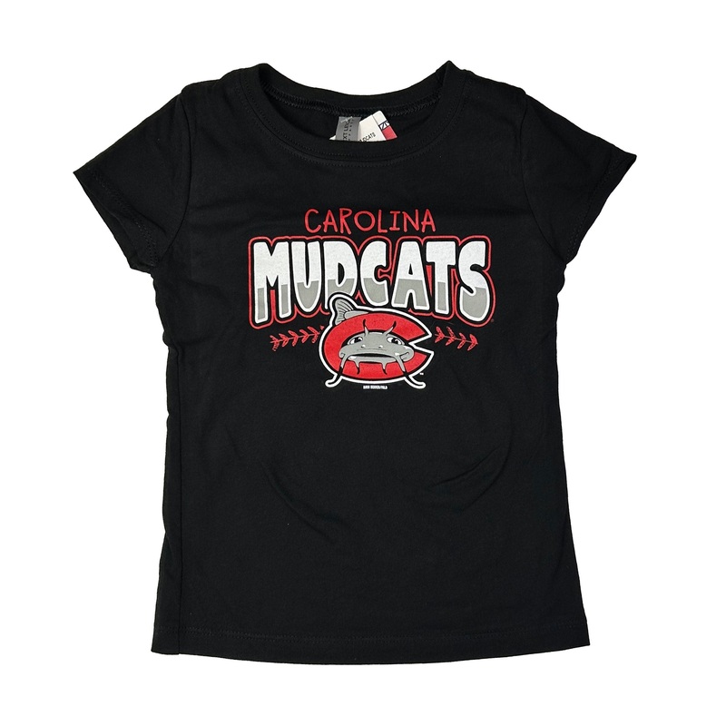 Carolina Mudcats Girls Black Slaya Princess Tee