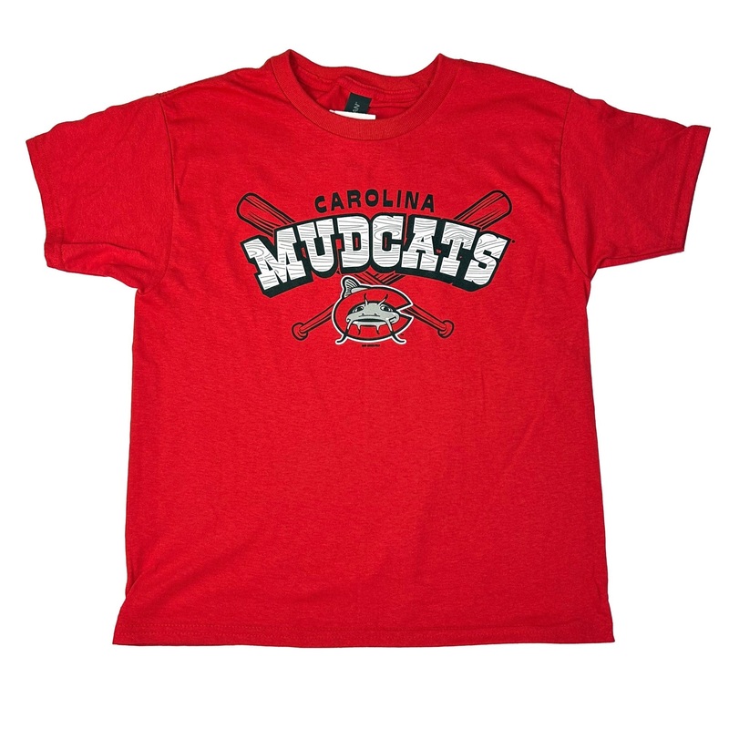 Carolina Mudcats Red Youth Sandals Tee