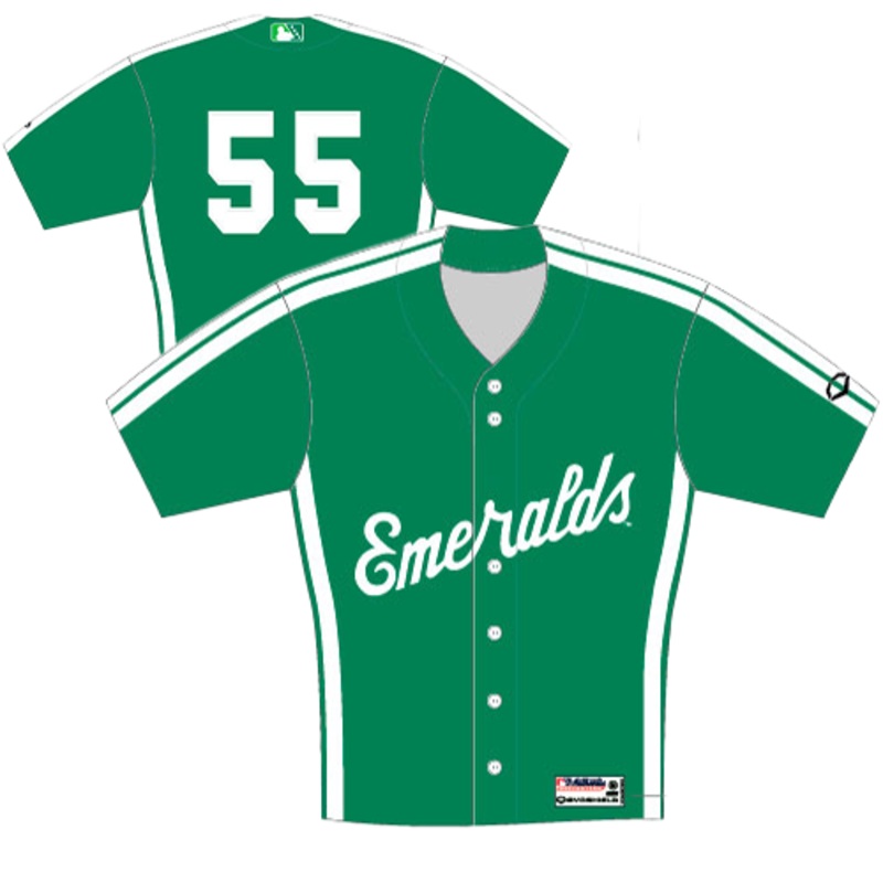 Eugene Emeralds EvoShield Green Throwback Adult Jersey