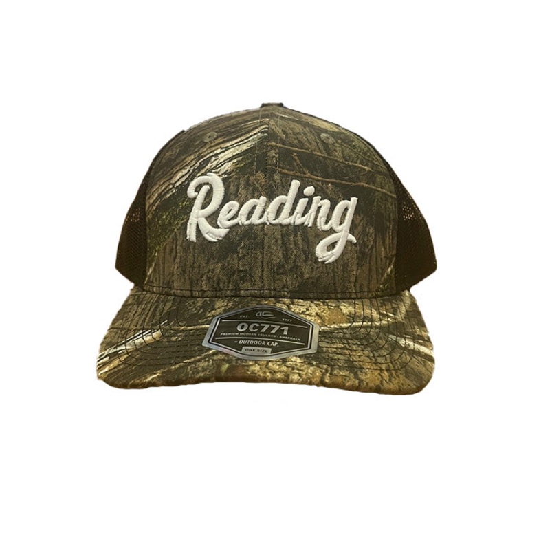 OC Sports Black and Camo ‘Reading’ Trucker Style Hat
