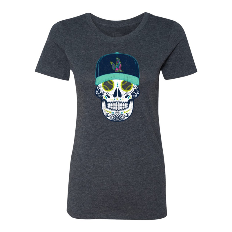 108 Stitches W’s Sugar Skull Tee, Hillsboro Hops