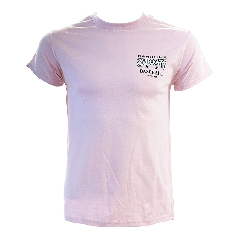 Carolina Mudcats Adult Pink C Logo Tee