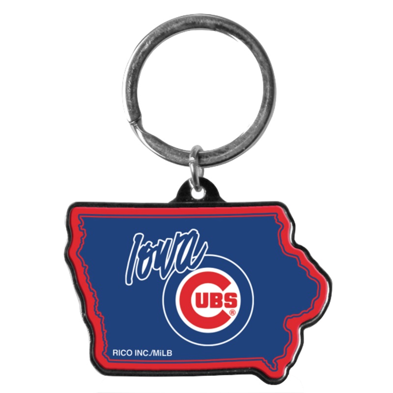 Iowa Cubs State Keychain