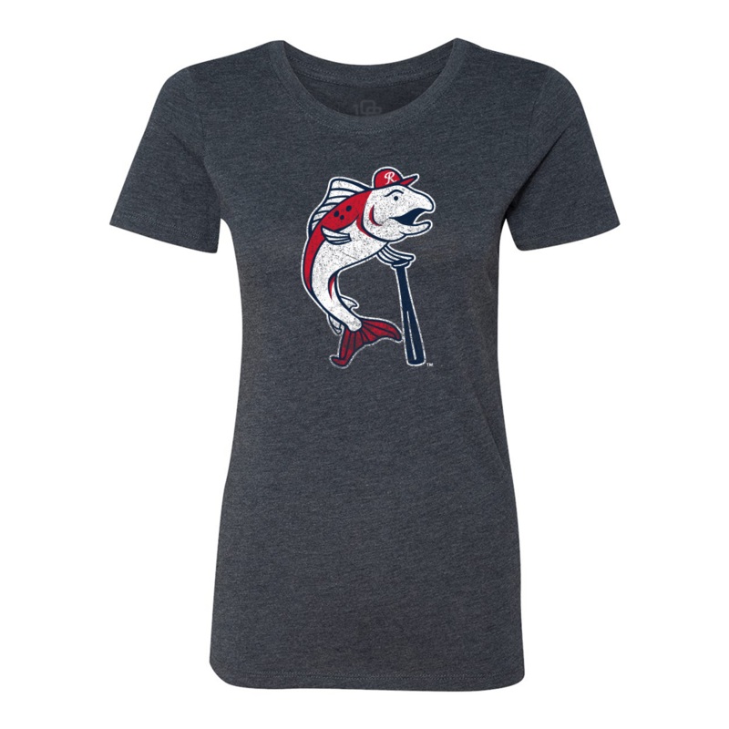 Tacoma Rainiers 108 Stitches Women’s Navy Slammin’ Sam Tee