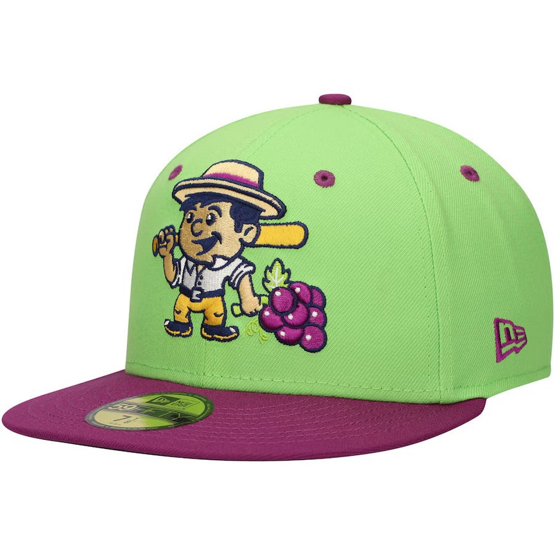Vieros de Tri-City New Era Copa de la Diversin 59FIFTY Fitted Hat – Neon Green
