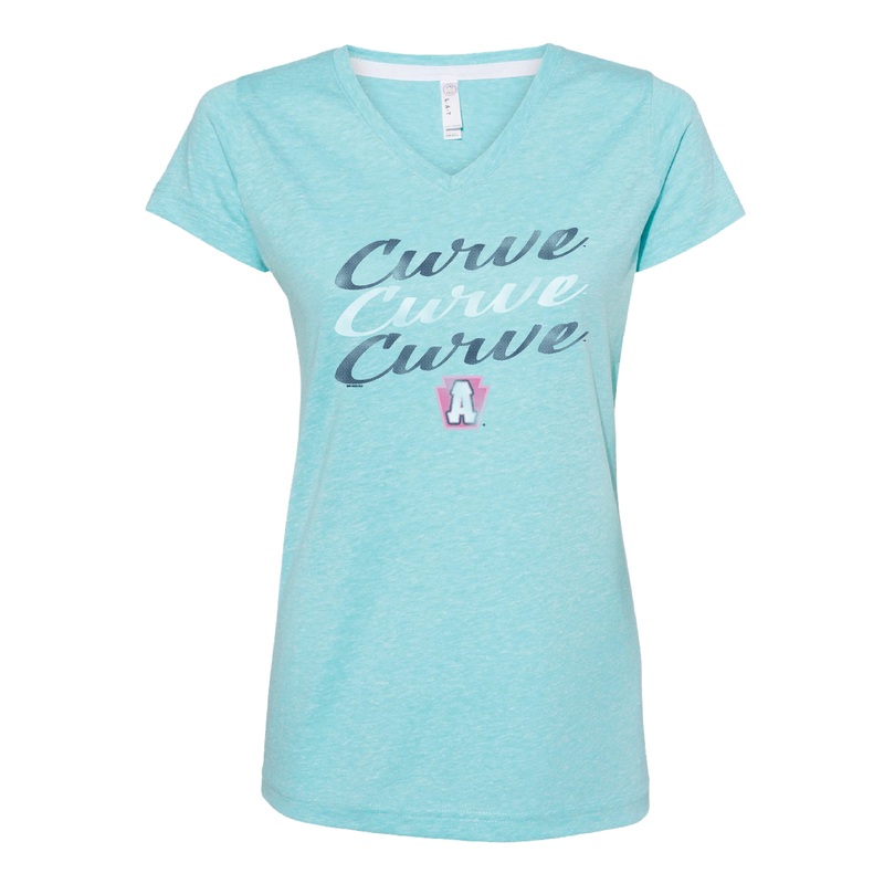 Altoona Curve Women’s Melange Casual V-neck